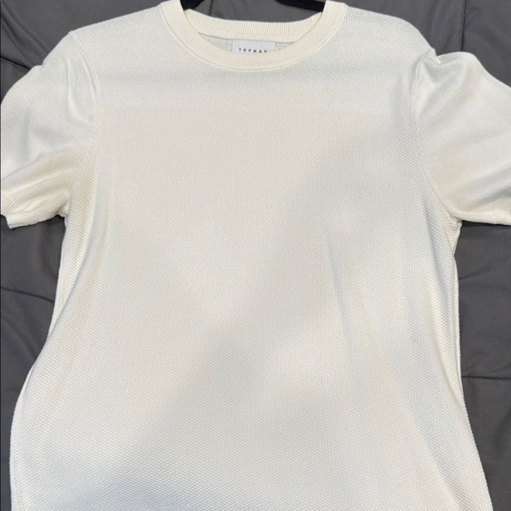 Topshop White Women's Top